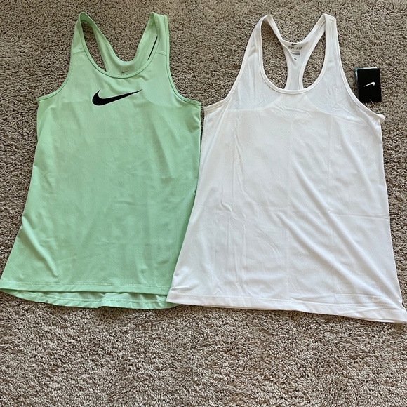 Set of 2 Women's Nike Dri-Fit Running Tanks - Picture 1 of 2